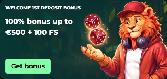 MySpinGo Casino welcome bonus 100% up to €500 + 100 FS with dice