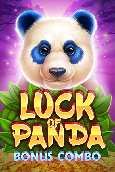 Luck of Panda slot game with bonus combo text and coins