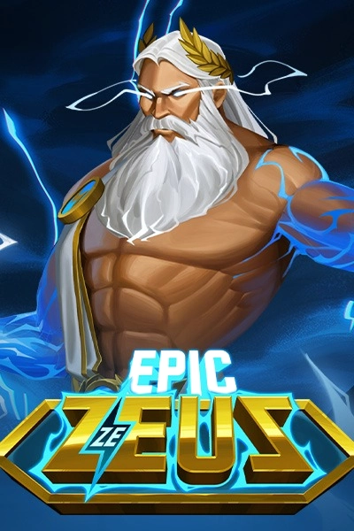 Epic Zeus slot game with thunderous lightning and a powerful god